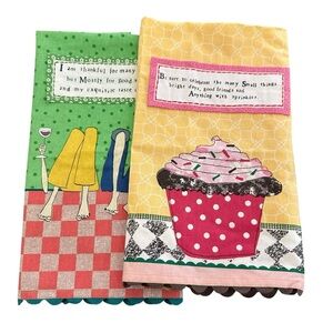 NWT Francesca’s Collections Kitchen Decorative Towels